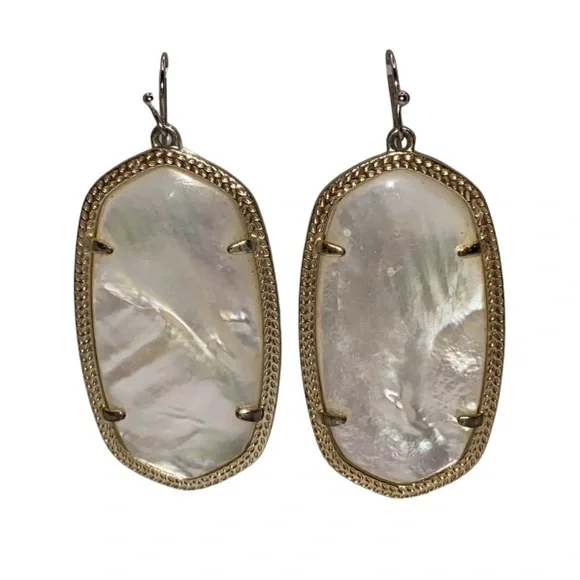 Kendra Scott Mother of Pearl Danielle Earrings - Picture 1 of 3